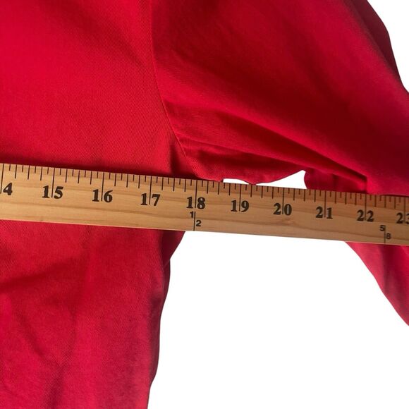 Ozark‎ Mountain Vintage 90s Women's Size Small Red Emboridered Western Button Up - Picture 7 of 8